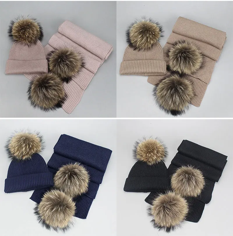 Для женщин взрослых детей зимняя шапка и шарф наборы для ухода за кожей теплая вязаная шапка шарфы женщин 2018