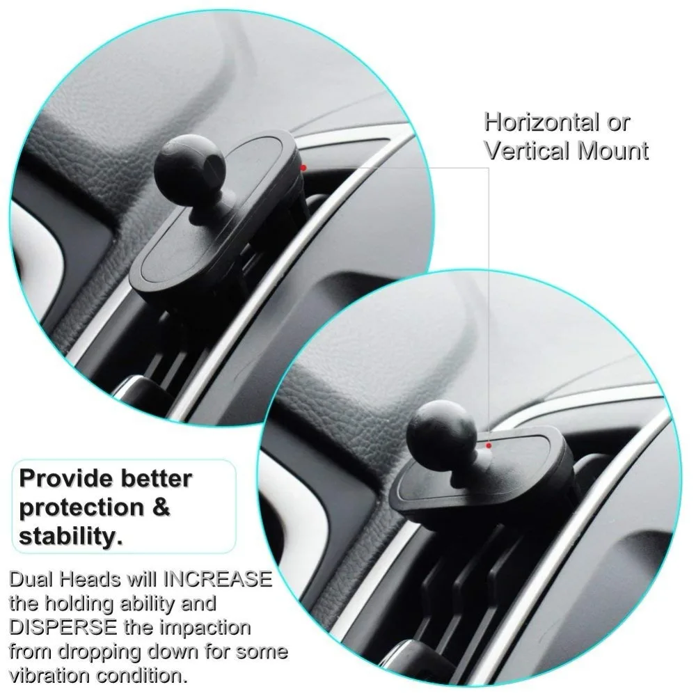 Car Air Vent Double Mount Holder Stand for 7 to 11 inch ipad mini Pro Air Samsung Galaxy Tab Tablet PC huawei xiaomi Tablet tablet holder,tablet stand