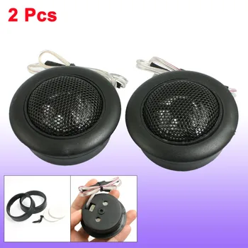

UXCELL Car Vehicle Flush Mount Dome Loud Speaker Tweeter Black 150W 2 Pcs