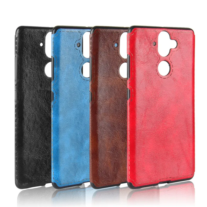 

For Nokia 9 Nokia9 2017 Case Colored Crazy Horse TPU+PC Leather Surface Soft Silicone Back Cover Case for Nokia 9 Nokia9 2017