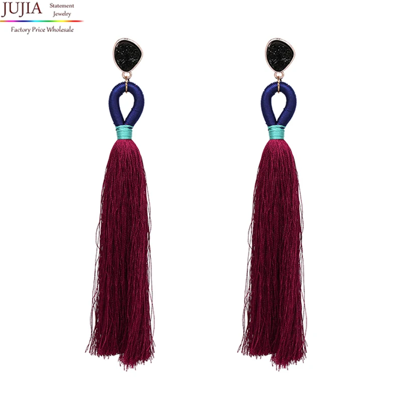 Женские серьги с подвесками JUJIA Эффектные ювелирные изделия оптом|dangling earrings for