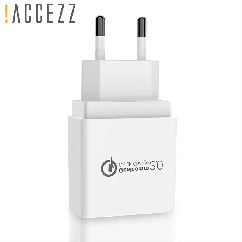 

Universal EU Plug Portable Fast Charging Travel Quick Charge QC 2.0 3.0 For iPhone X 8 Samsung Xiaomi Huawei USB Charger Adapter