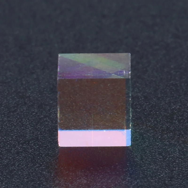 Optical Glass Cube Defective Cross Dichroic Prism Mirror Combiner Splitter Decor  10x10mm 18x18mm 5x5mm Transparent Module Toy