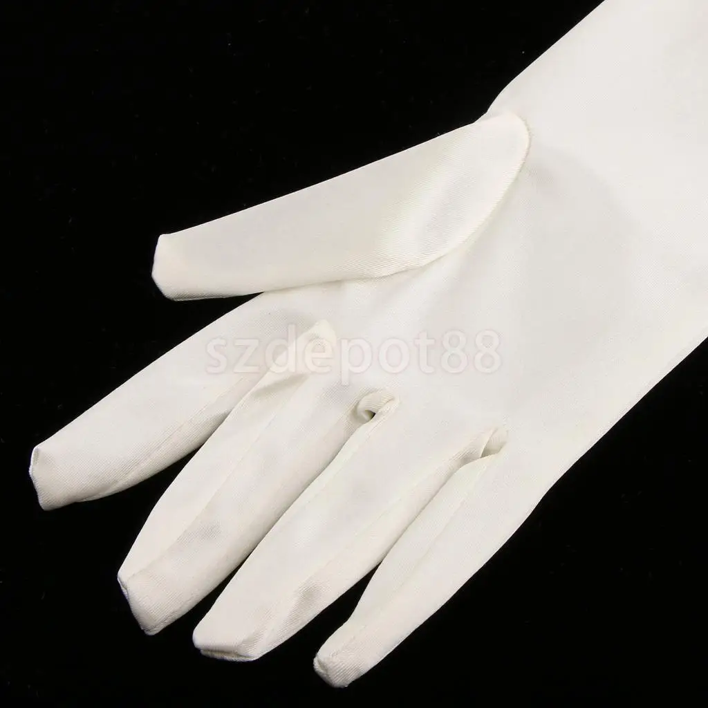 1 Pair Fashion Woman Satin Arm Elbow Long Gloves Wedding Bridal Evening Party Prom Opera Costume