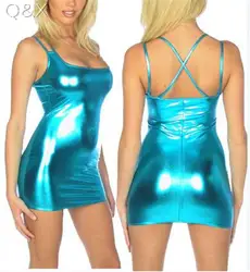 PS14 сексуальное женское белье кожа полые спинки платье на бретелях комплект Для женщин ночной клуб Косплэй полюс Одежда для танцев