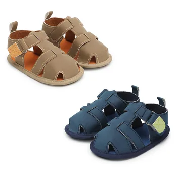 

Cotton Fabric Baby Sandals Infant Boy Girl Shoes 0-12 Months Soft Sole Non-slip Toddler Sandals Baby Sandalen Bebek Sandalet