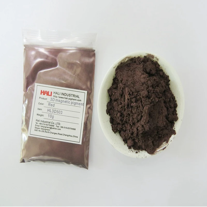 3D magnetic pigment stereoscopic pigment three-dimensional 3D powder HL3D219 purple 1lot = 10gram