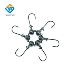 30 шт. привести джиг-головки Рыбалка крюк 2 г-14 г джиг Крючки мягкой topind Рыбалка приманки Крючки