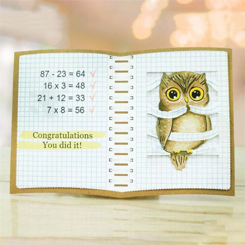 

DiyArts Owl Animal Dies Metal Cutting Dies New 2019 for Scrapbooking Card Making Embossing DIY Paper Stencil Craft Die Cut