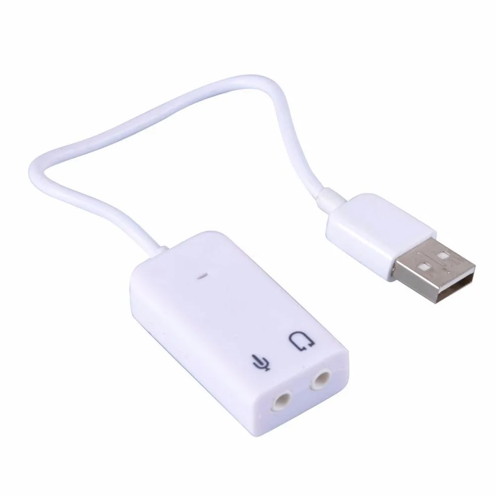 ПК настольный USB 2,0 3D виртуальный канал аудио звуковой карты адаптер для Windows 7