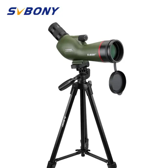  US $91.59 SVBONY SV19 Spotting Scope 45x60AE Zoom Telescope Waterproof Archery Birdwatching 
