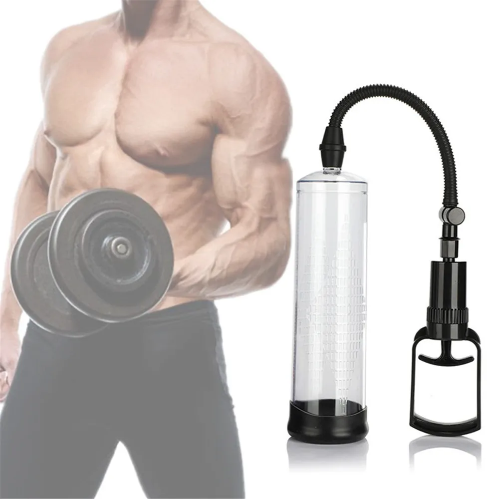 Adult Sex Toy Penis Enlargement Vacuum Pump Penis Men Extender Hand Operating Penis enlarger Sleeve Device Adult Product for Men (7)