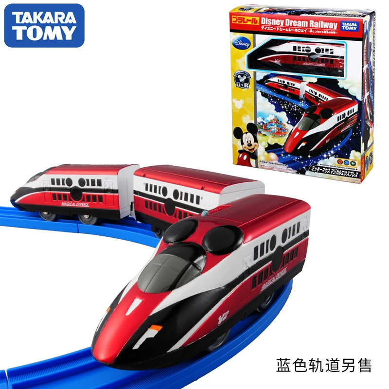 Takara Tomy disney Pixar Dream Railway Plarail Микки Маус волшебный Экспресс моторизованный игрушечный поезд