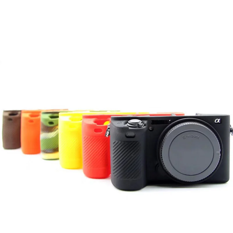 Soft Silicone Case Camera Body Protective Cover For Sony A6500 A6300 Mirrorless System Camera Rubber-2