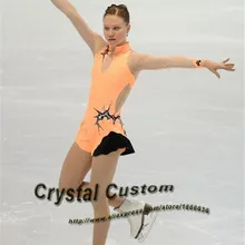 Платье для фигурного катания на заказ для женщин изящное Новое Брендовое платье для катания на коньках дети DR3298