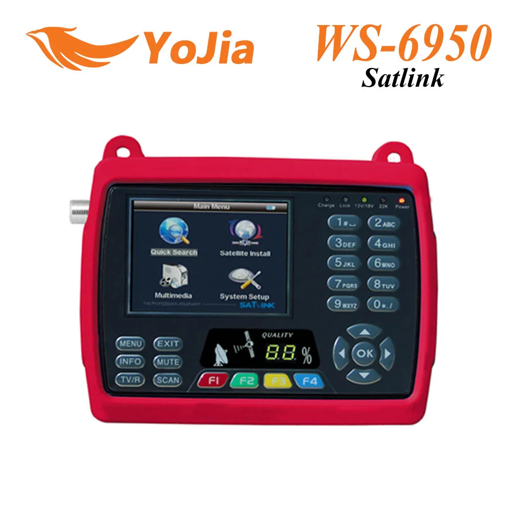 Genuine Satlink WS 6950 3 5 Digital Satellite Signal Finder Meter WS6950 WS 6950 Free