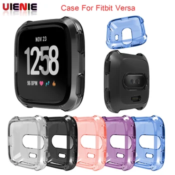 

TPU Silicone Protective Cover Case Watch Shell Frame Housing Guard Protector for Fitbit Versa Smart Watch accessory Smartwatch