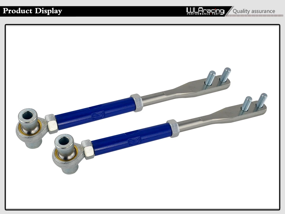 WLR гоночный-регулируемая передняя Подушка Натяжной стержень/рычаг для 89-98 NISSAN 240SX S13 S14/300ZX WLR9836BL