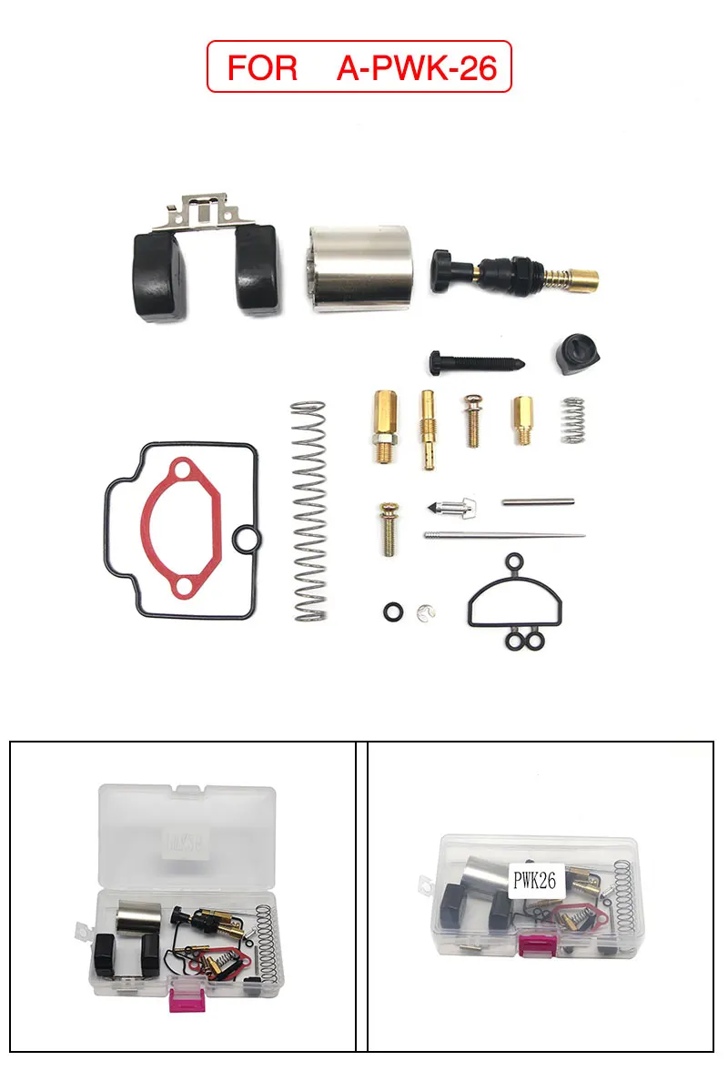 Alconstar-24 26 28 30 32 34 36 38 40 мм KEIHIN PWK KOSO OKO мотоциклетный карбюратор Carburador Ремонтный комплект с запасными струями