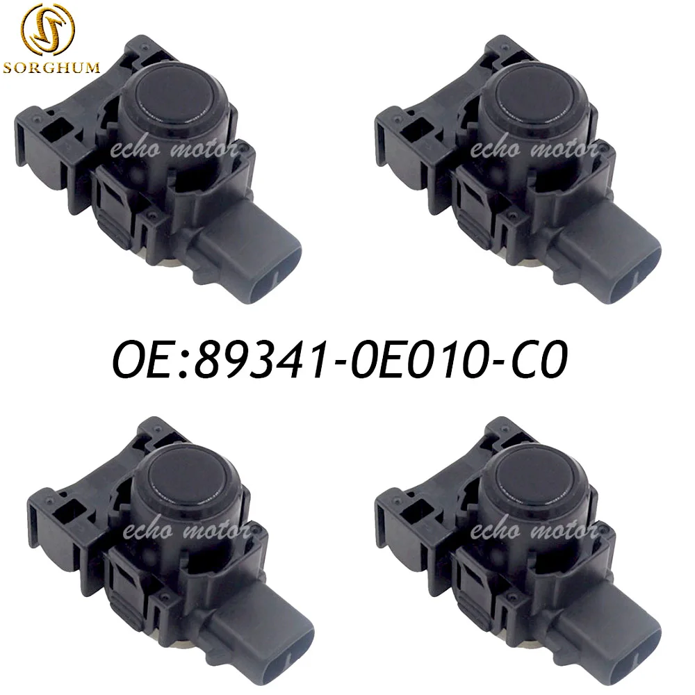 

New 4PCS PDC Backup Reverse Aid Ultrasonic Parking Sensor for Toyota 89341-0E010-C0 89341-0E010 89341-02030 89341-64010