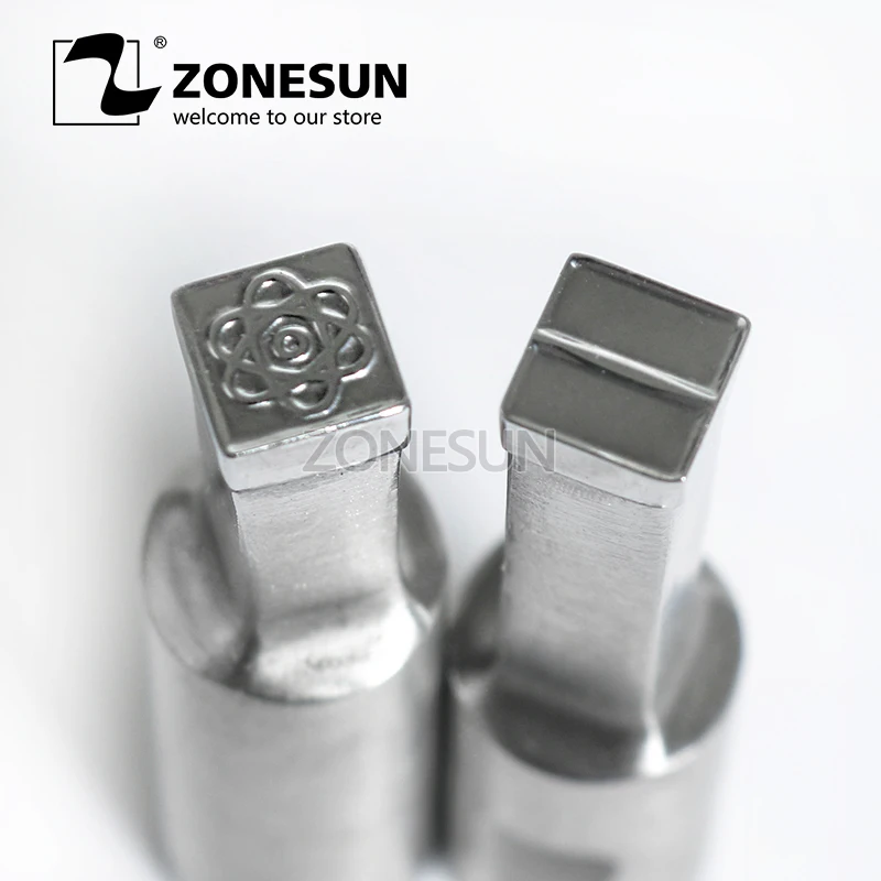 

ZONESUN flower logo punching die mold sugar tablet Punching Set Stamp tablet die for sugar candy press equipment TDP 0/1.5/3