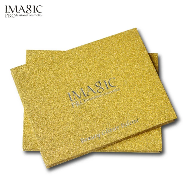 IMAGIC 12 цветов блестящие тени для век макияж Яркие зеркальные гранулы блестки