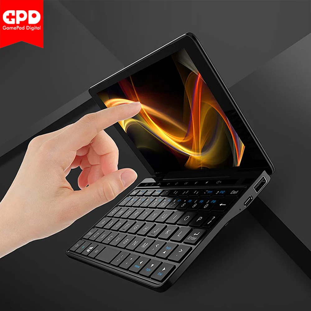 Новый оригинальный GPD Pocket2 Pocket 2 Янтарный черный 7 дюймовый сенсорный экран мини