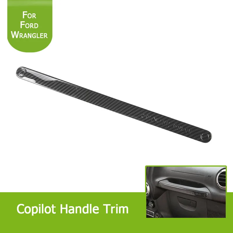 1PCS Carbon Fiber Interior Trims Decoration Parts for Jeep Wrangler JK JKU 2011-2016 1PCS Carbon Fiber Interior Trims Decoration Parts for Jeep Wrangler JK JKU 2011-2016