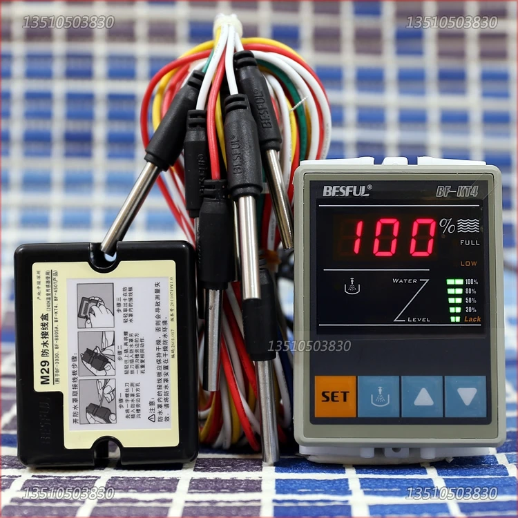

BESFUL BF-KT4 Digital Display LED Water Tank Full Water Level Water Level Display Switch Controller