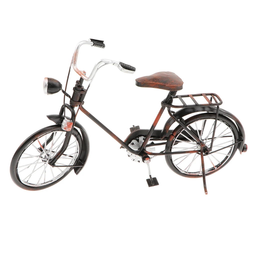 

10' Iron Vintage Design Replica Bicycle Model Toy Metalwork Craft Home Decoration Ornament