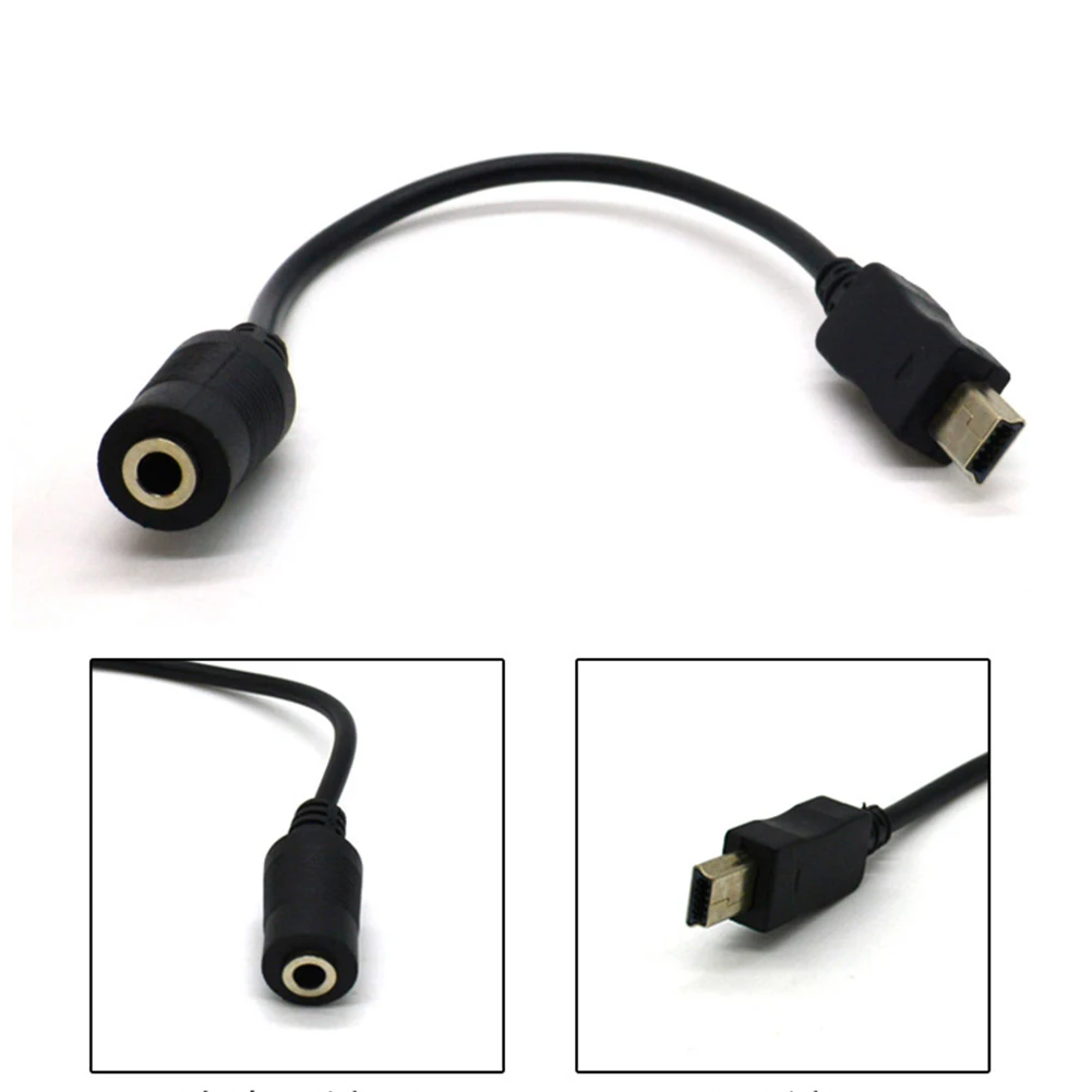 Мини USB до 3,5 мм микрофон профессиональный микрофон Кабель-адаптер для Gopro HD Hero 1 2 3 3+ 4 аксессуары для камеры