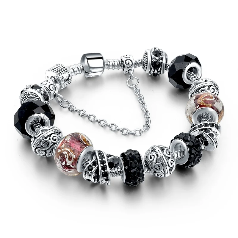Szelam Jewellery European Charm Bracelets For Women 925 Silver Chain Bracelets & Bangles DIY Jewelry Pulseras SBR160158