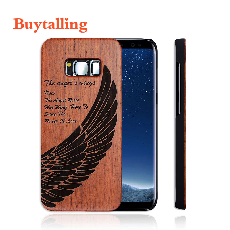 2017 New Design woody Hard Case for Samsung Galaxy S8 Plus S7 Edge Protective Housing Coque Cover & Gift samsung |