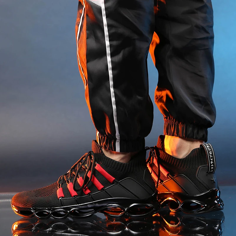 

New Classics Style Men Running Shoes Lace Up Sport Shoes Men Outdoor Jogging Walking Athletic Shoes Male For Retail