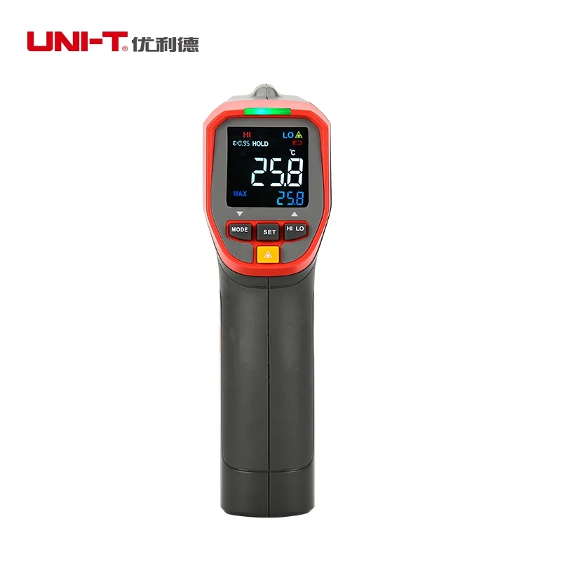 UNI-T Ручной бесконтактный ИК инфракрасный термометр цифровой lcd лазерный измеритель температуры Imager C F подсветка-32~ 800C