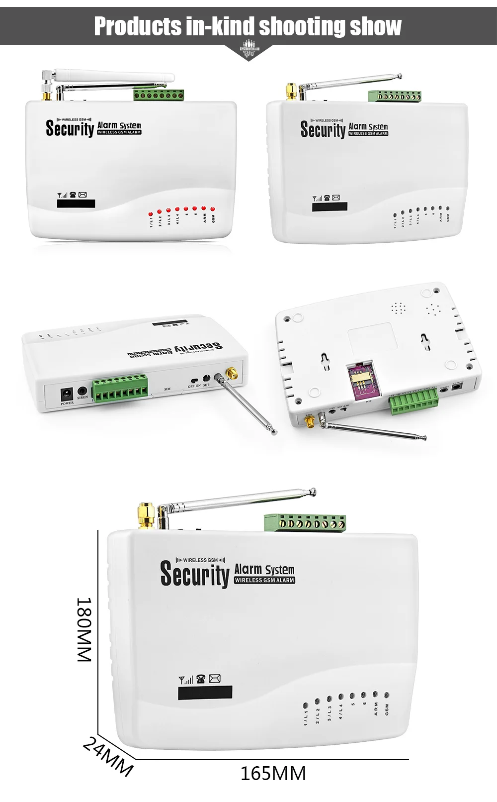 Fuers GSM сигнализация Голосовая подсказка беспроводной дверной датчик движения PIR датчик домашней безопасности SMS сигнализация Пульт