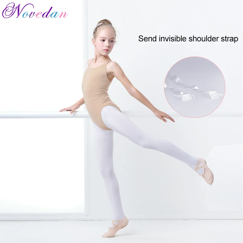 2019 New Girls Kids Camisole Nude Ballet Leotard Skin Color Dance