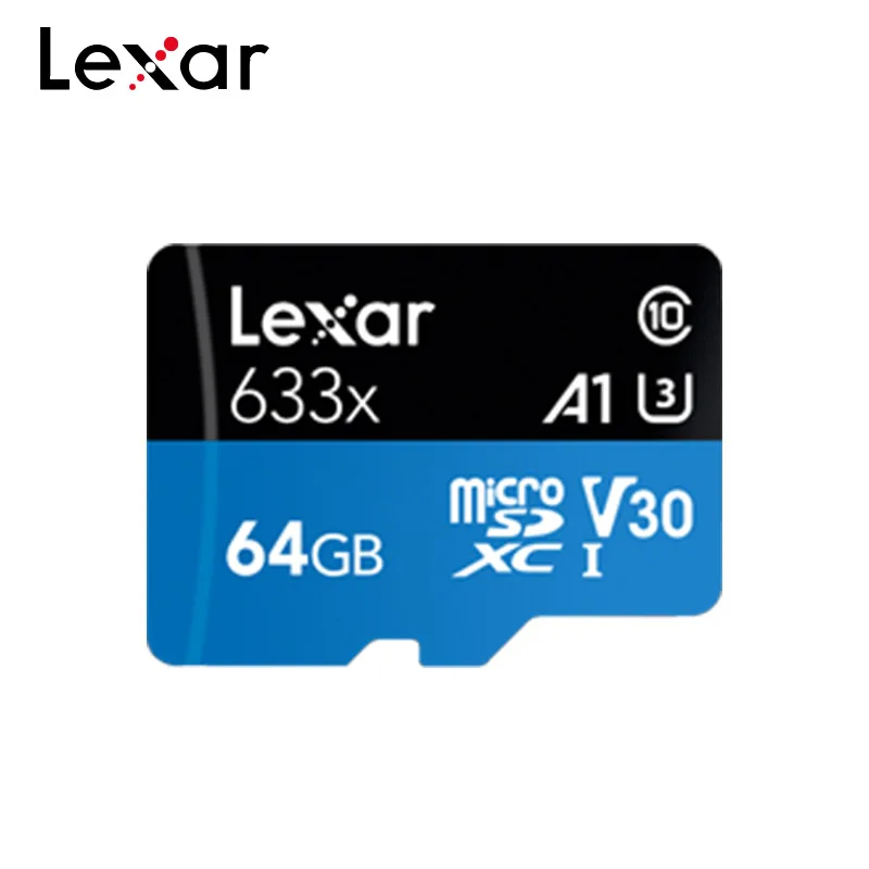 Оригинальная карта памяти Lexar 633x, высокая скорость, 95 МБ/с./с, 32 ГБ A1, класс 10, UHS-I, 64 ГБ, 128 ГБ, Micro SD карта V30 U3, tf-карта