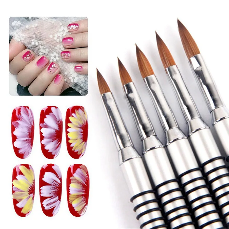 

Manicure Hairy Crystal Pen 3d Carved Pen Animal Hair Carving Glue Pen Eight Collar Metal Pen