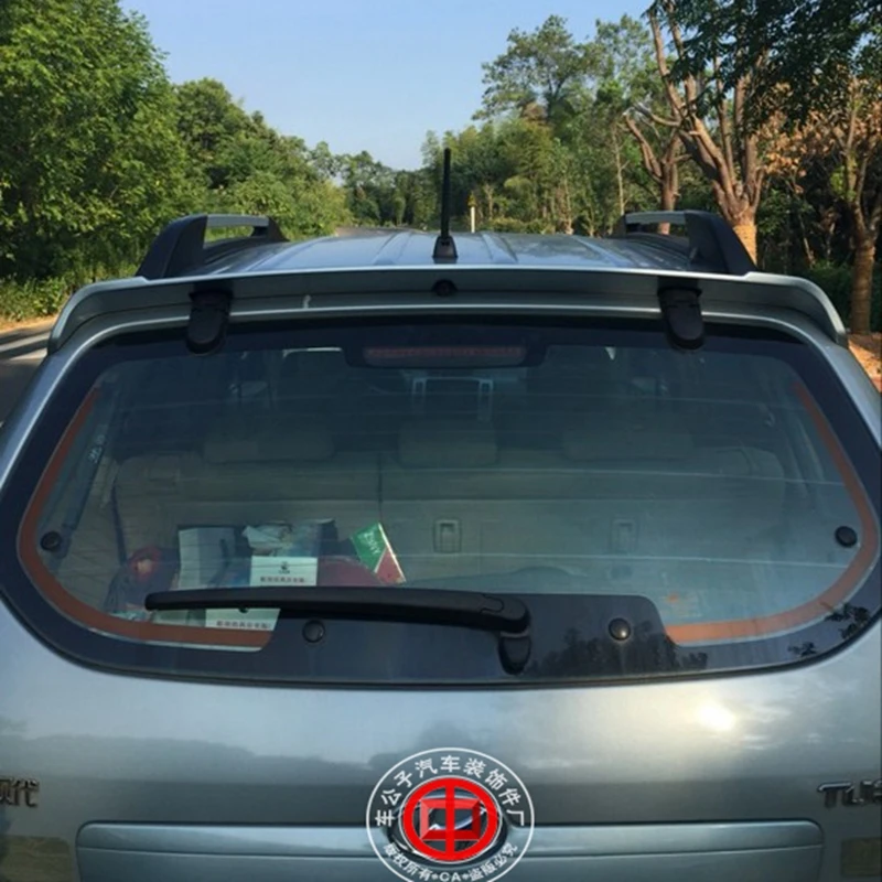 

For Hyundai Tucson Spoiler ABS Material Car Rear Wing Primer Color Rear Spoiler For Hyundai Tucson Spoiler 2005 2006 2007 2012