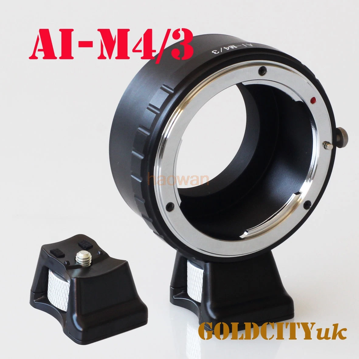 F AI объектив Micro M 4/3 M43 переходное кольцо с штативом для G1 G3 GH1 gh4 GF1 GF3 gf5 E-P1 E-PL3 EPL5 EM5 EM1