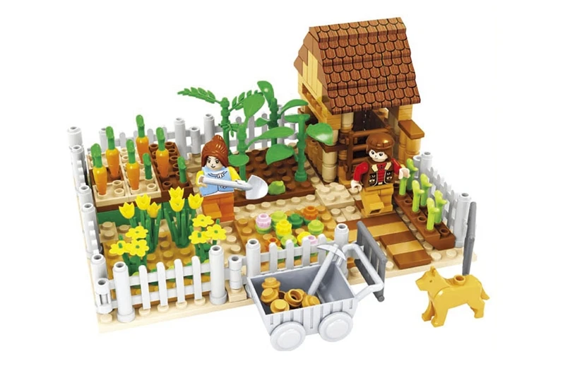 Model building kits compatible with lego city friends happy farm 3D blocks Educational model building toys hobbies for children Model building kits compatible with lego city friends happy farm 3D blocks Educational model building toys hobbies for children