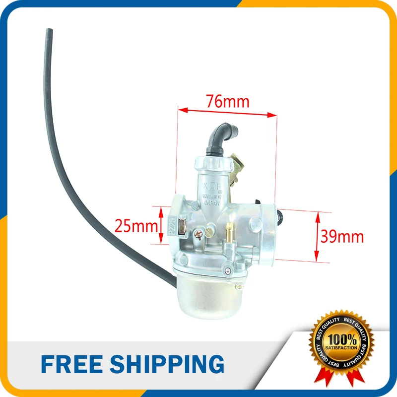 25mm KF PZ25 Carburetor Cable Choke for 125cc 140cc Engine Dirt Bike
