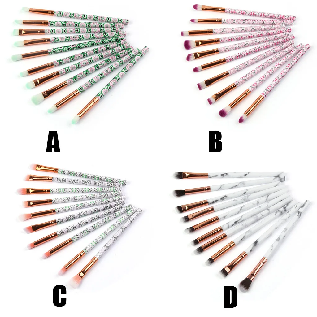 

10Pcs Makeup Brush Set Multifunctional Makeup Brush Concealer Eyeshadow Brush Set Tool кисть для мкияжа L525