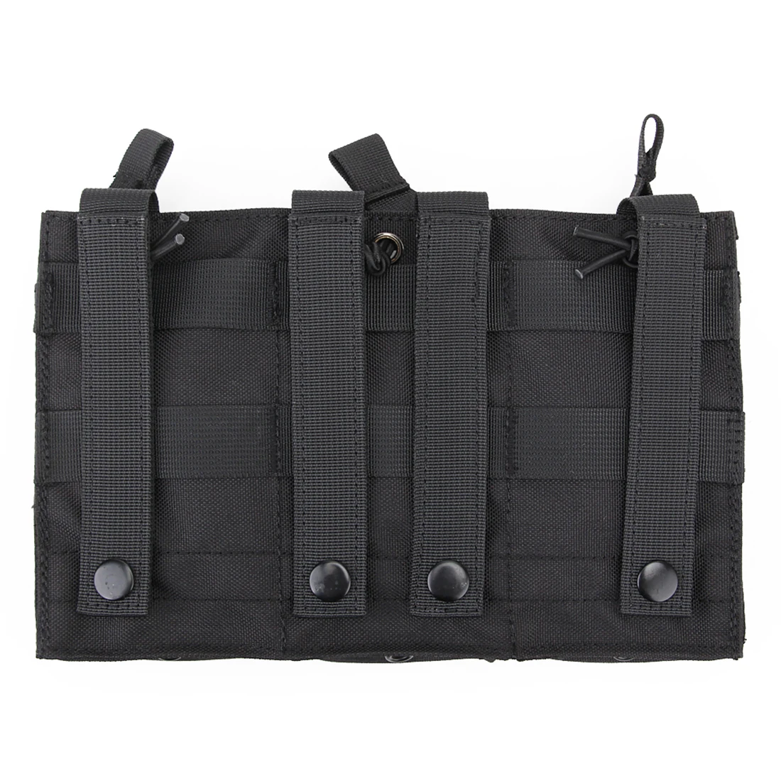 Tactical triple magazine pouch for