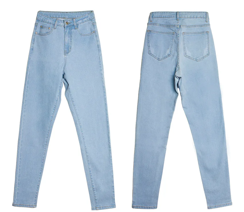 Умягчитель зимние женские джинсы для женщин в стиле бойфренд карандаш джинсовые брюки мама Джинсы женские Высокая талия обтягивающие джинсы женские брюки