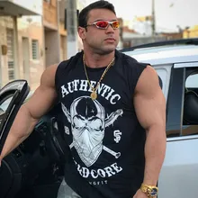 Новые Брендовые мужские летние хлопковые тонкие майки, топы для тренажерного зала, одежда для бодибилдинга, фитнеса