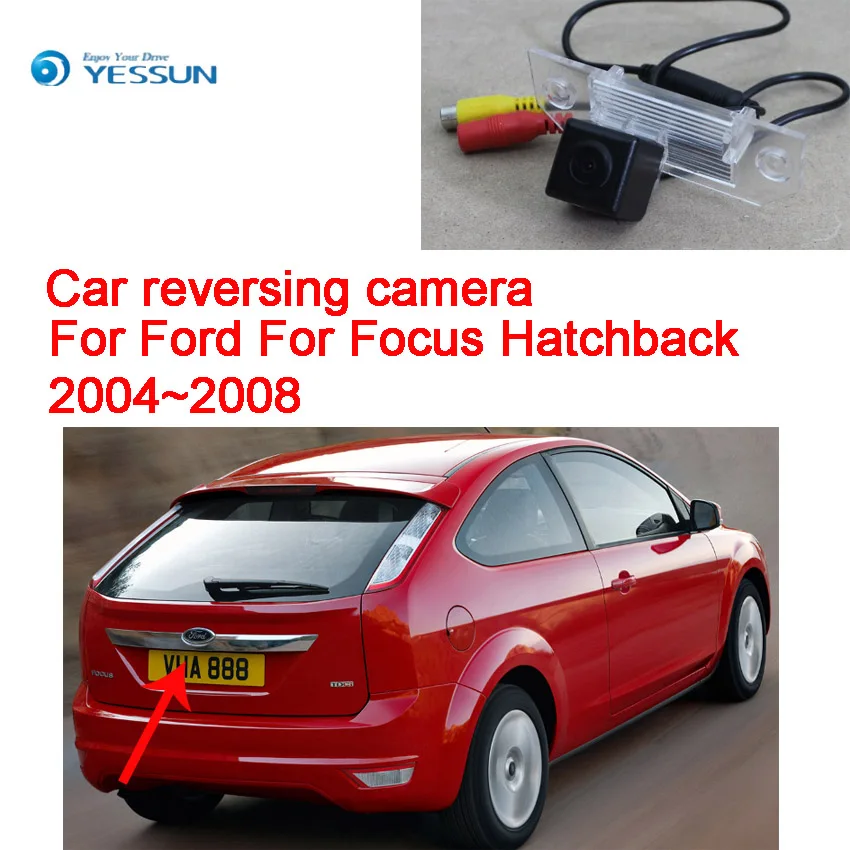 YESSUN Car Rear View Back Up Reverse Parking high quality Camera For Ford For Focus Hatchback 2004~2008 Waterproof CCD HD