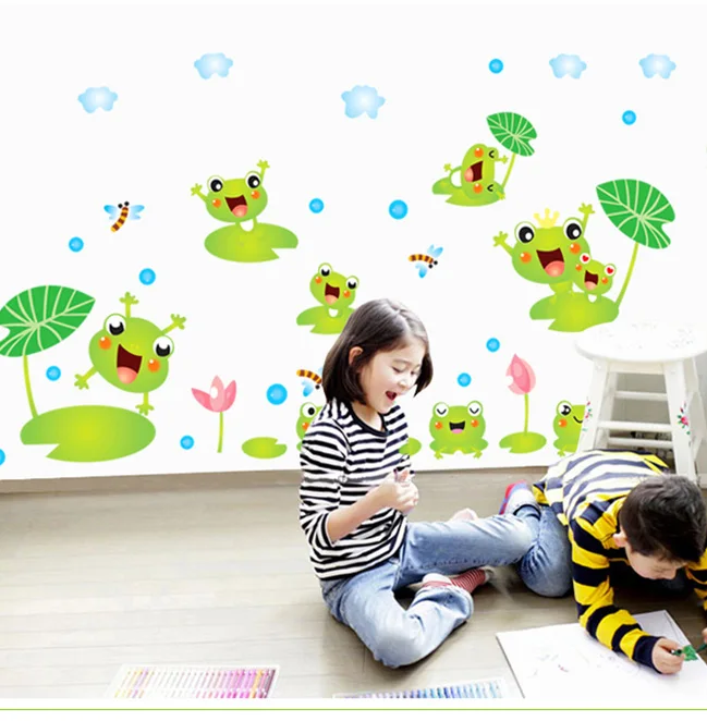 

Free shipping hamster animal PVC Wall Stickers Home Decor Art Decals Wallpaper Bedroom Sofa frog soccer birds singing birds