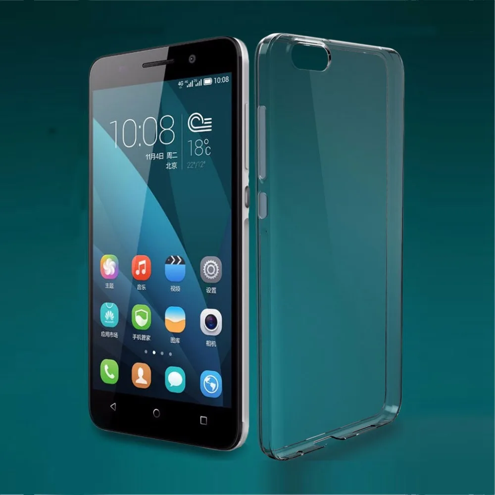 

Phone Cases For Huawei Honor 4X Silicone Case Transparent Soft TPU Cover For Huawei Honor 4X Honor4x Che2-L11 5.5" Case Cover
